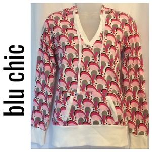 Blu Chic- hooded top